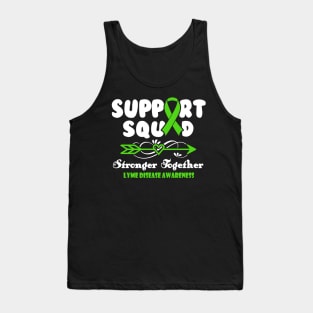 Lyme Disease Gastroparesis Awareness Support Squad Stronger Together - In This Family We Fight Together T-Shirt Tank Top